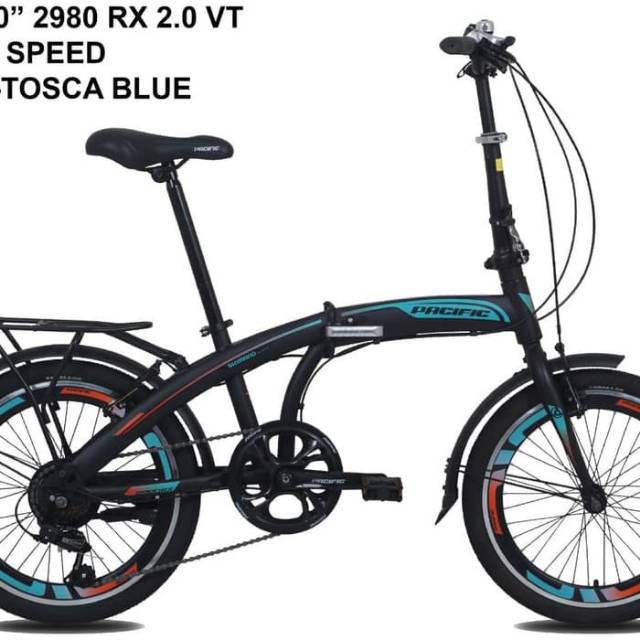 Sepeda lipat pacific 2980 RX 2.0 VT 20, inch