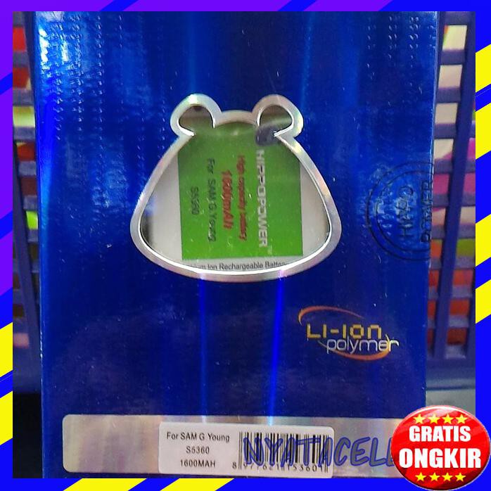 ACC HP CHAT B5330 POCKET 1600MAH BATERAI SAMSUNG HIPPO DOUBLE POWER