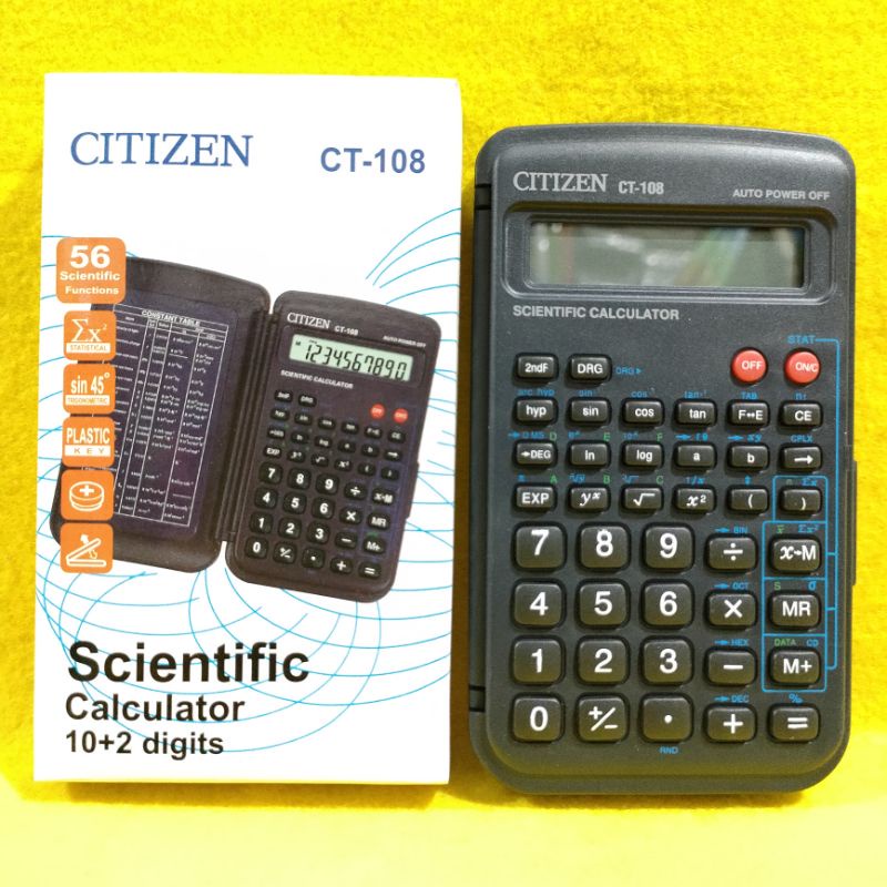 Kalkulator Citizen Scientific Ilmiah CT 108