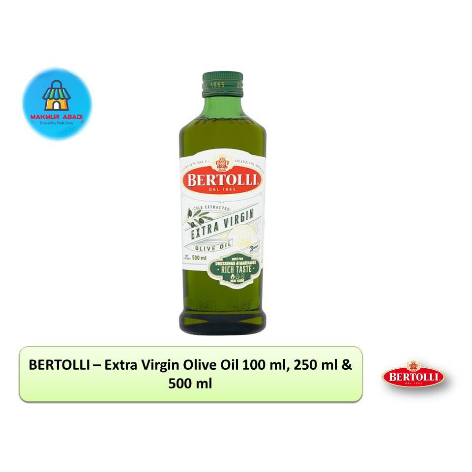 

Bertolli Extra Virgin Olive Oil 100 ml / 250 ml / 500 ml || Makmur Abadi Official Store