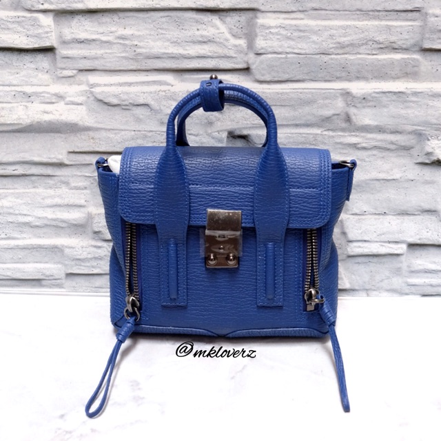 

3.1 Phillip Lim Mini Pashli (Cobalt Blue)