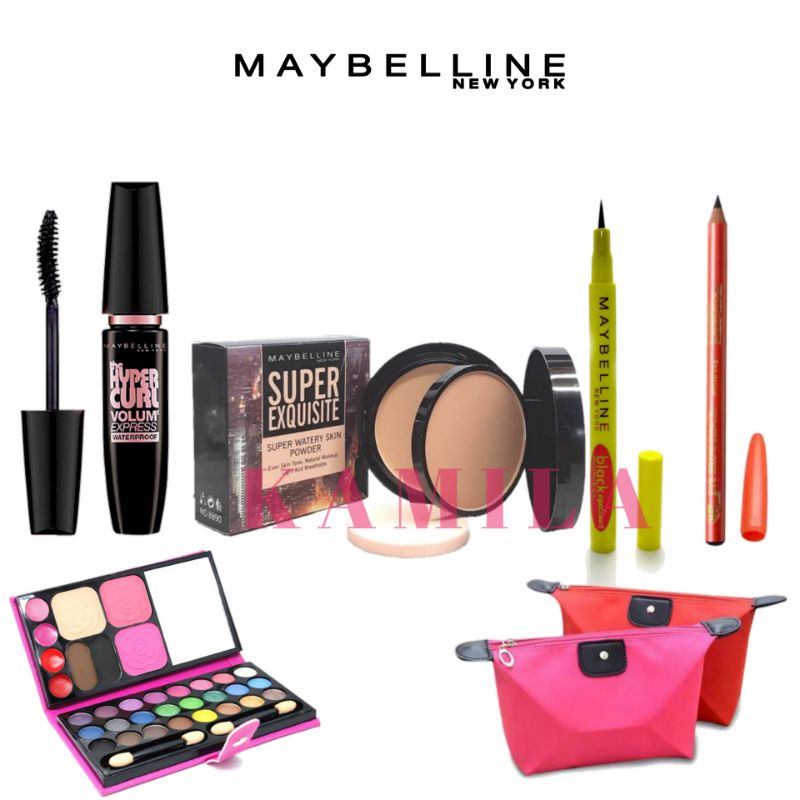 Paket Kosmetik Maybelline Lengkap Paket Kosmetik 5in1 Paket Kosmetik Komplit Hemat Paket Make Up