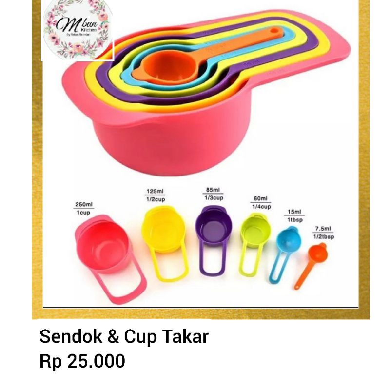 Sendok &amp; Cup Takar