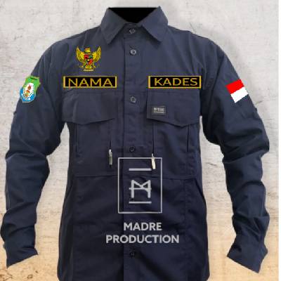 KEMEJA TACTICAL COSTUME BORDIR