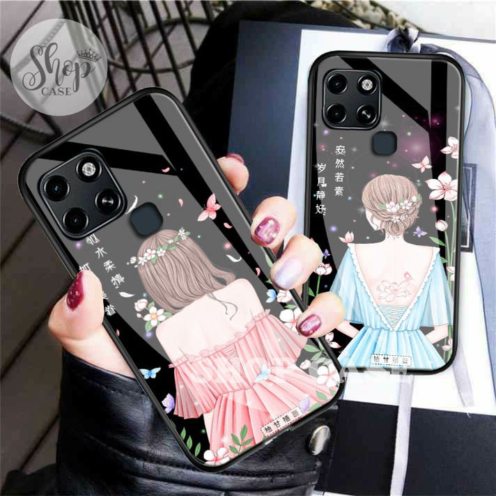 Softcase Glass Infinix Smart 6 - Case Infinix Smart 6 - Kesing Infinix Smart 6 - Casing Infinix Smar