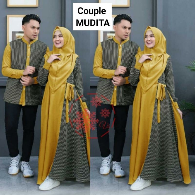 Set Gamis Couple Jiran Melayu vs cp mudita Malaysiya