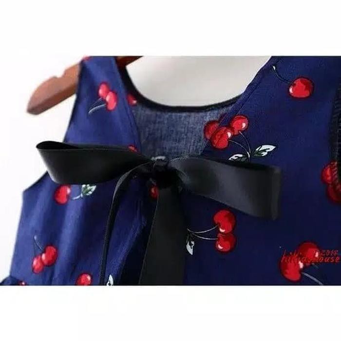 peralatan lettop dress anak perempuan / simple dress anak perempuan belakang pita Limited
