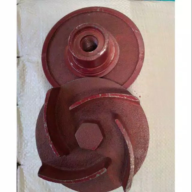 impeler kipas pompa alkon wp 3" spi drat 4 daun 4daun termurah 30wp impeller