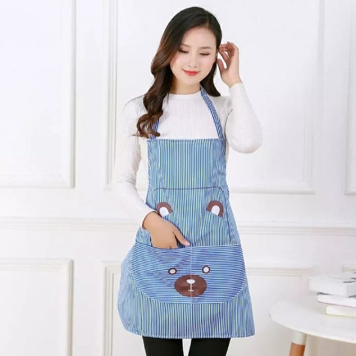 Celemek PVC Imut / Apron Bear - NEOFELIS PR0098