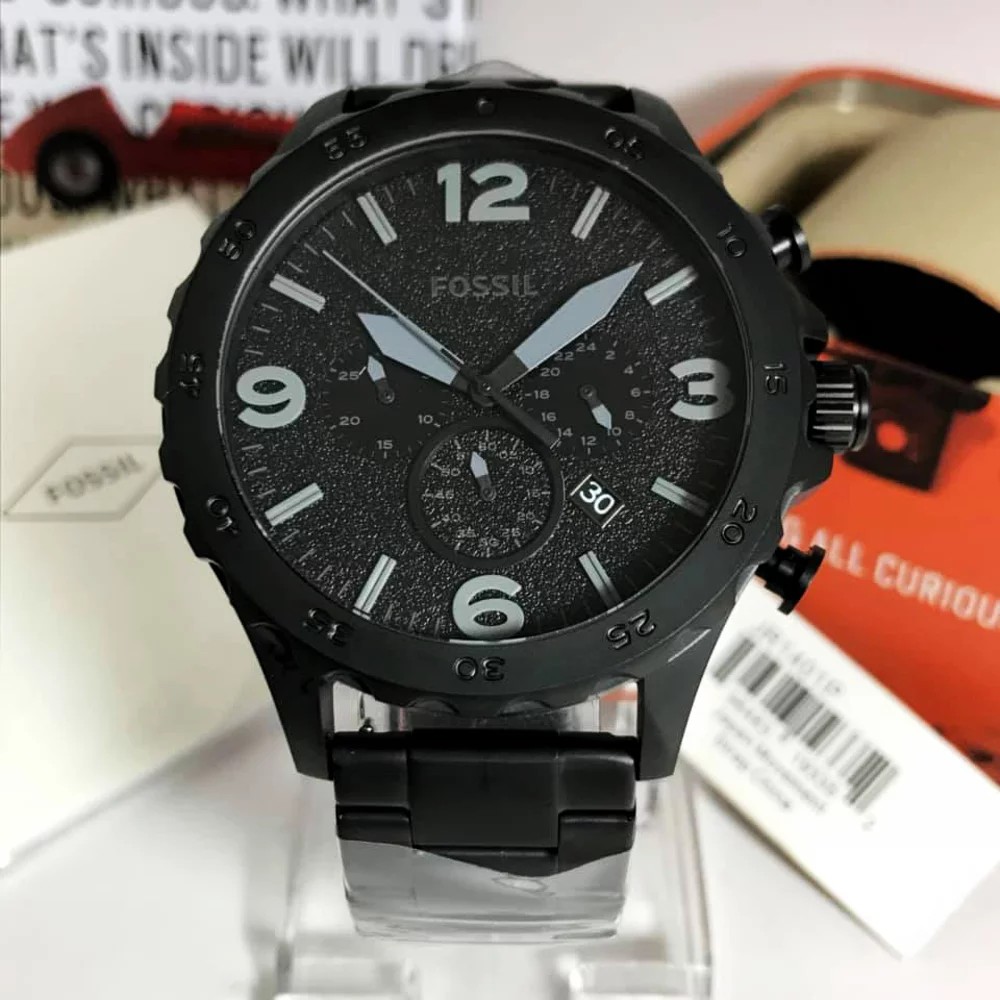JAM TANGAN PRIA FOSSIL ORIGINAL Asli JAM FOSSIL JR1401 NATE 50MM Kado Ultah Branded