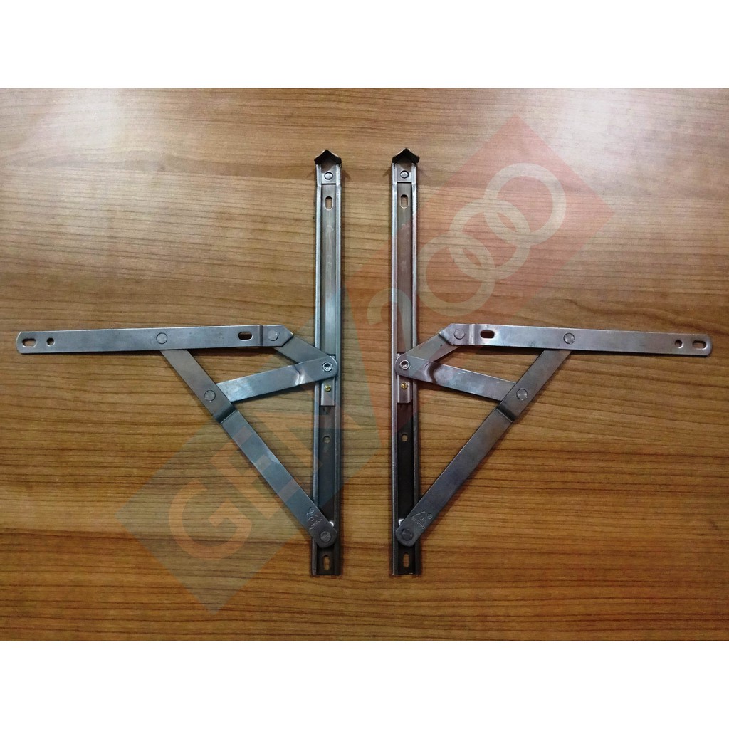 Engsel Jendela Aluminium Casement 12 Inch Friction Stay Window Hinge 30 Cm Kusen Kesmen SUS 304-3