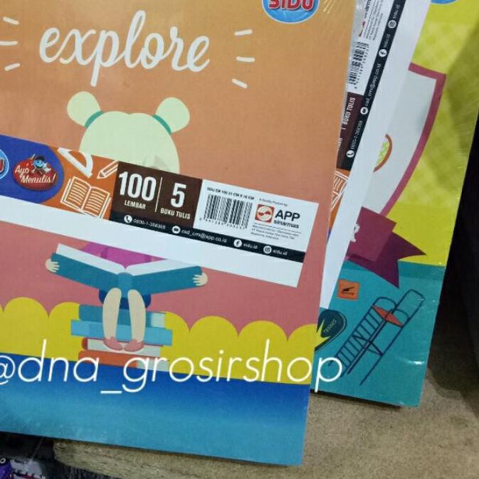 

SO706 (1 Pak) Buku Tulis Sidu isi 100 lembar / ( isi 5 pcs) 【mäkäcìì yä】