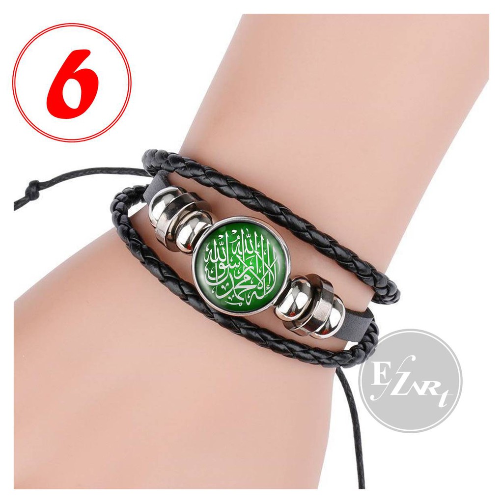 MOTIF TERBARU GELANG LAFADZ TULISAN ALLAH MUHAMMAD KULIT KEPANG MULTILAYER