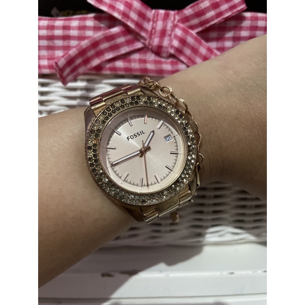 jam tangan fossil ori wanita preloved