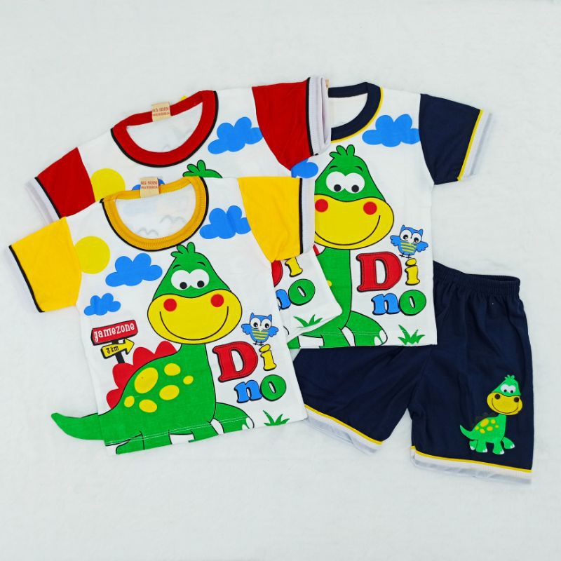 Ss#300 Pakaian Anak Laki-laki Size 3-12bulan / Setelan Anak Cowok Model Dylan / Baju Anak Lucu