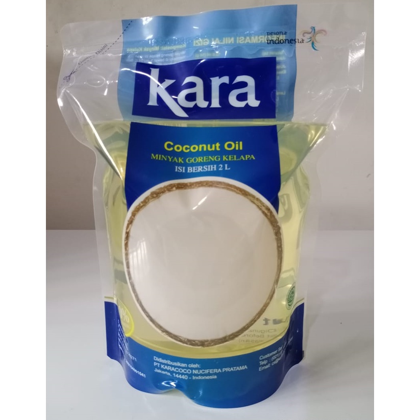 

Kara Minyak Kelapa / Kara Coconut Oil 100% Murni Kemasan 2 Liter