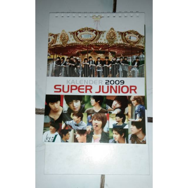 Perloved KALENDER duduk Super Junior 2009