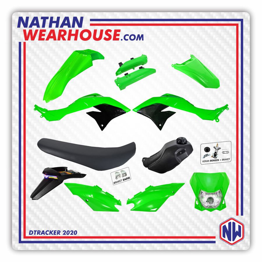 Body SET Body Trail cross Bodykit Fullset KLX 150 DTRACKER DT NEW 2020