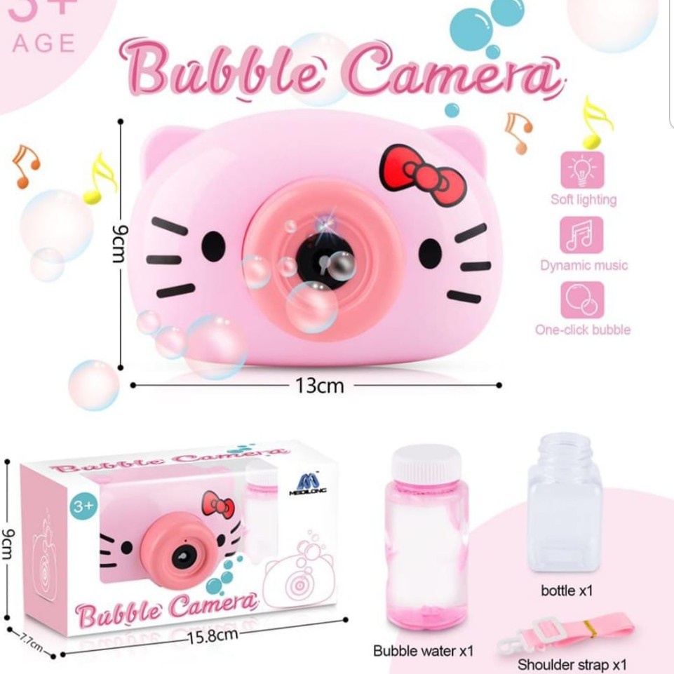 BUBBLE CAMERA ELEKTRIK FREE BUBBLE 628