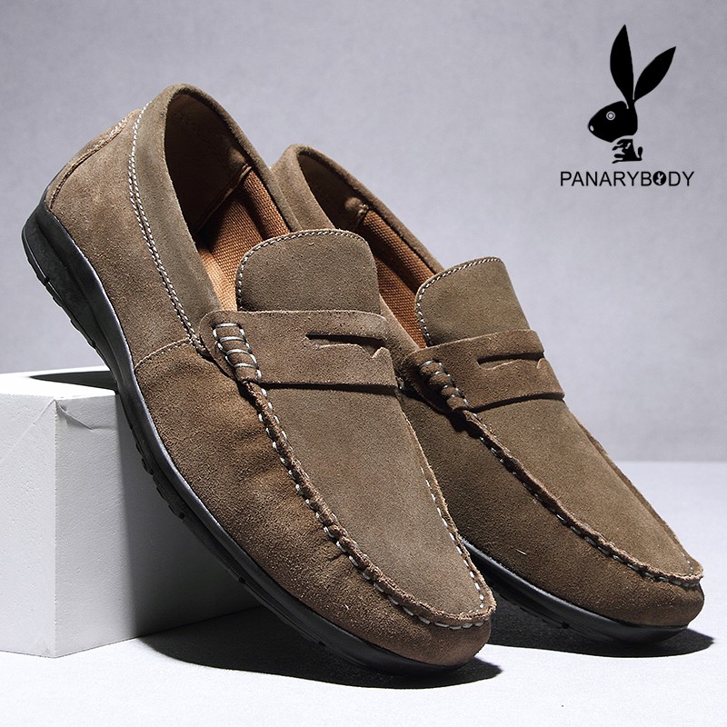 Sepatu Casual Pria Slip on Santai Antislip Original Branded Sepatu Cowok Formal Kerja Kantor Keren Pantofel