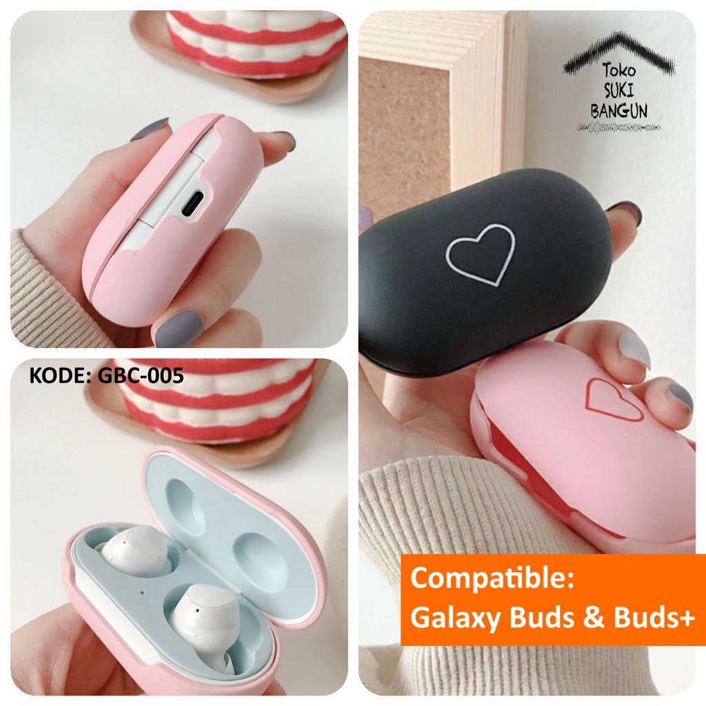 Samsung Galaxy Buds Buds+ Plus Hard Case LOVE HEART Protector GBC-005