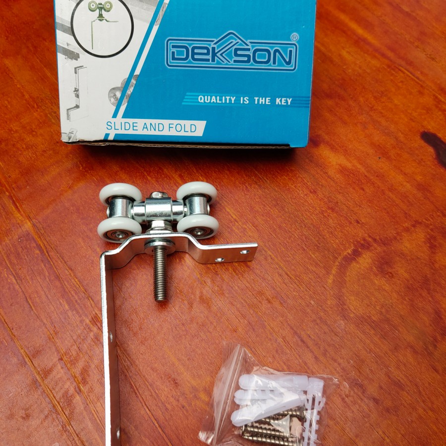 RODA PINTU LIPAT RODA ATAS LIPAT PINGGIR MERK DEKKSON RODA FOLDING PINTU DEKSON