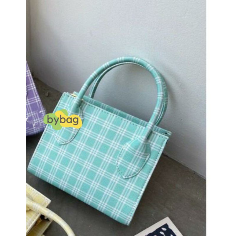 Mizu Bag -  Retro Korean Sling Bag-Green Mint
