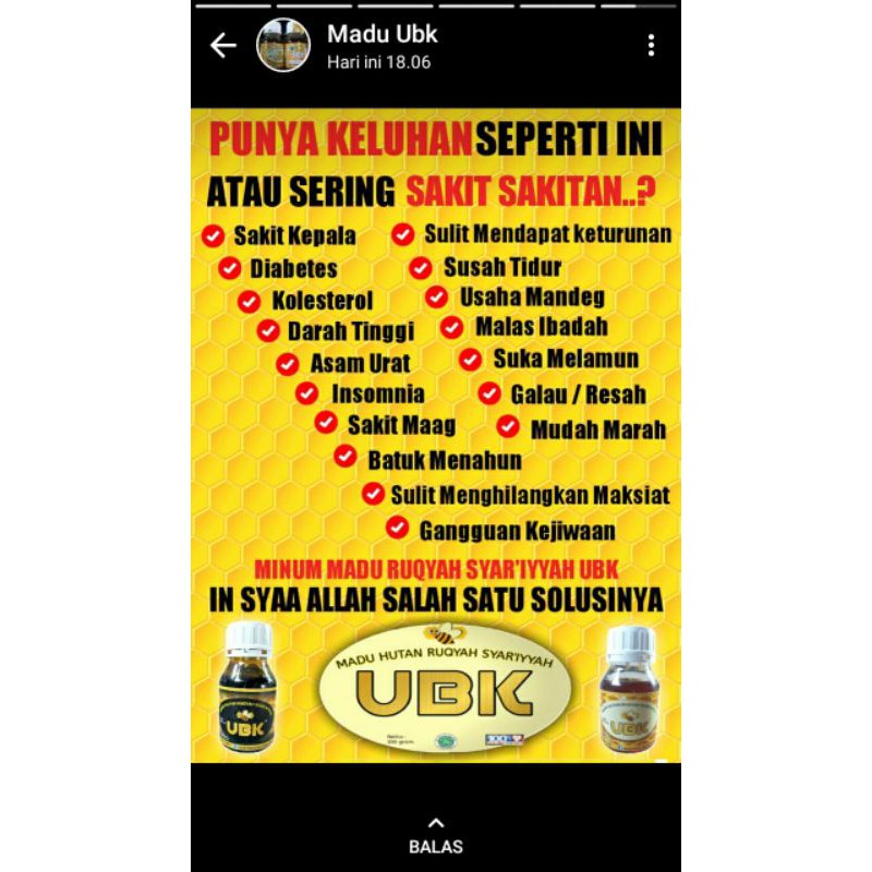 

madu ubk