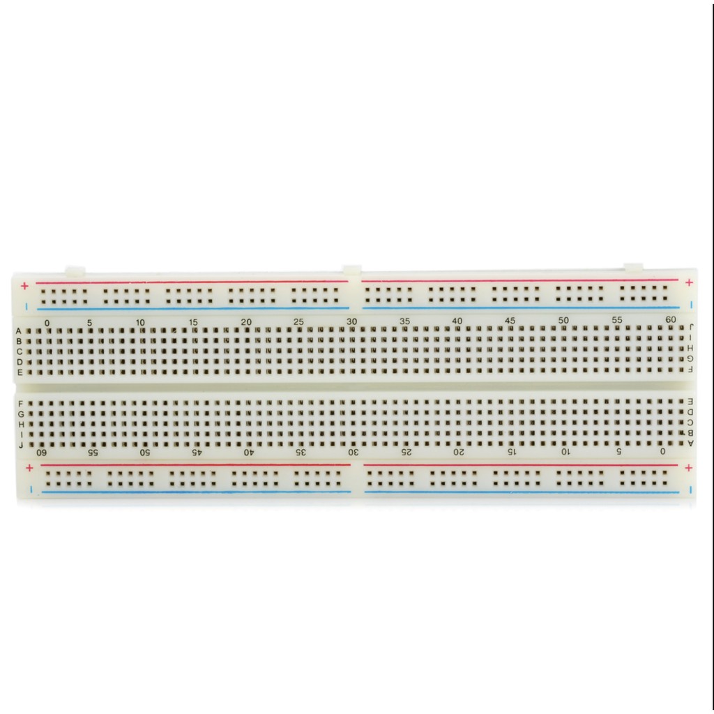 Breadboard 830 tie lubang projectboard project board bread solderless hole more than MB-102 MB102