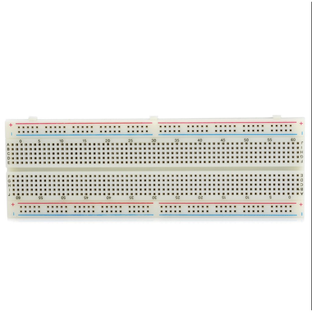 Breadboard 830 tie lubang projectboard project board bread solderless hole more than MB-102 MB102