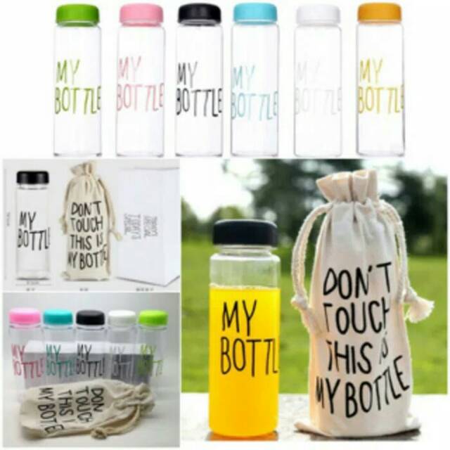 Botol minum My Bottle transparant