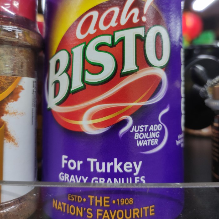 

aah! BISTO Gravy Granules For Turkey import 170gram