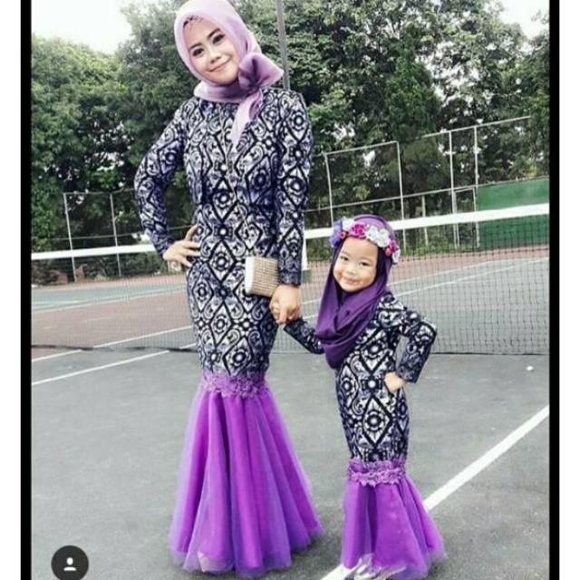 Pola Gamis  Duyung  Brokat Hijab Converse