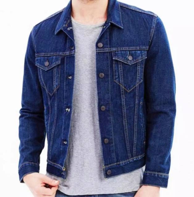 JAKET JEANS PRIA  M,L,XL GROSIR