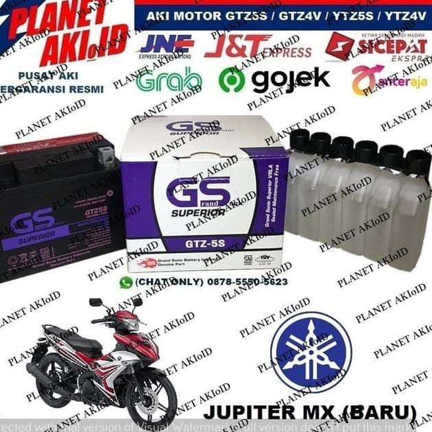Terbaik Aki Motor Yamaha New Jupiter Mx 135 Gtz5s Gs Y Accu Kering Mf Shopee Indonesia