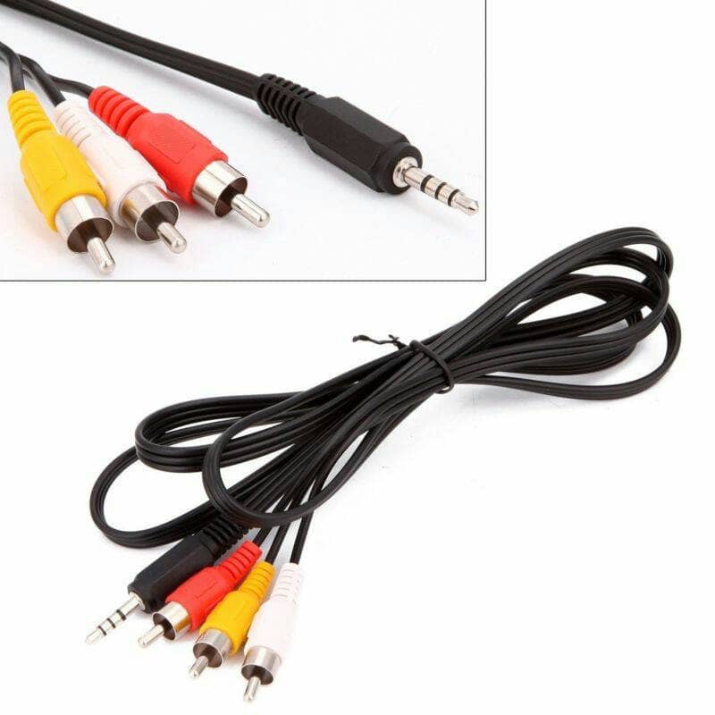 Kabel RCA to Audio Jack 3.5mm Kabel Audio Video AV Kabel AV