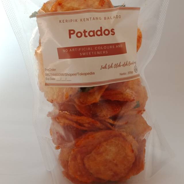 

Keripik Kentang Balado 200gr