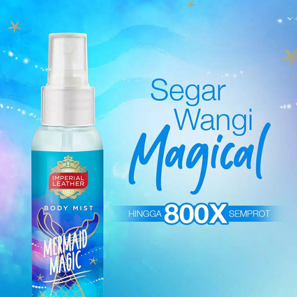 Imperial Leather Body Mist Mermaid Magic 100 ml ( Luar Pulau Harus pakai JNE,NINJA)