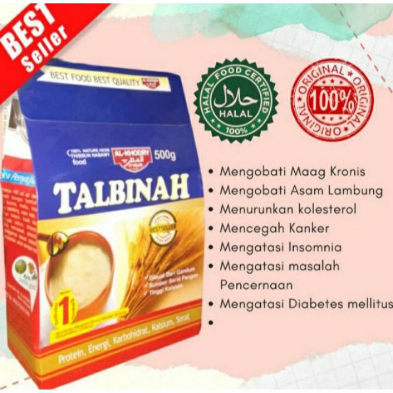 Tepung Gandum Talbinah Resep Thibbun Nabawi Obat Asam Lambung Makanan Sehat Herbal Pencernaan