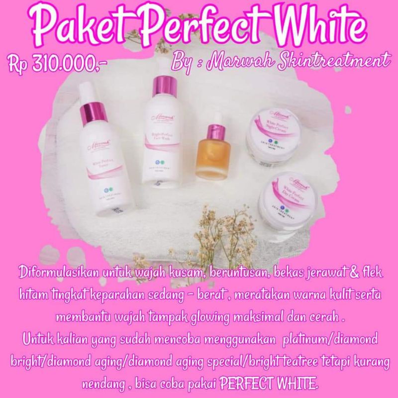 Marwah Skincare Paket Perfect White