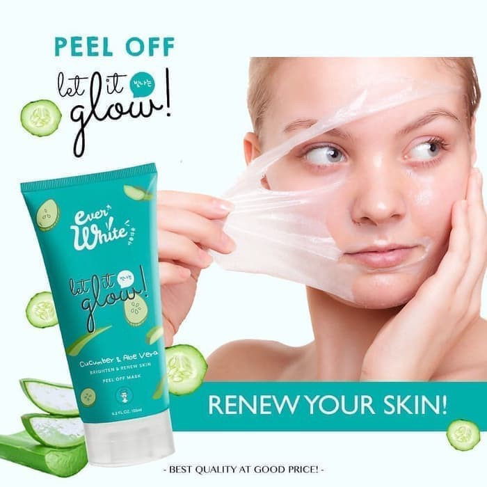 ❤ BELIA ❤ EverWhite Let It Glow Clay Mask Brighten Detox Anti Acne Hydrates masker 125ml EVER WHITE