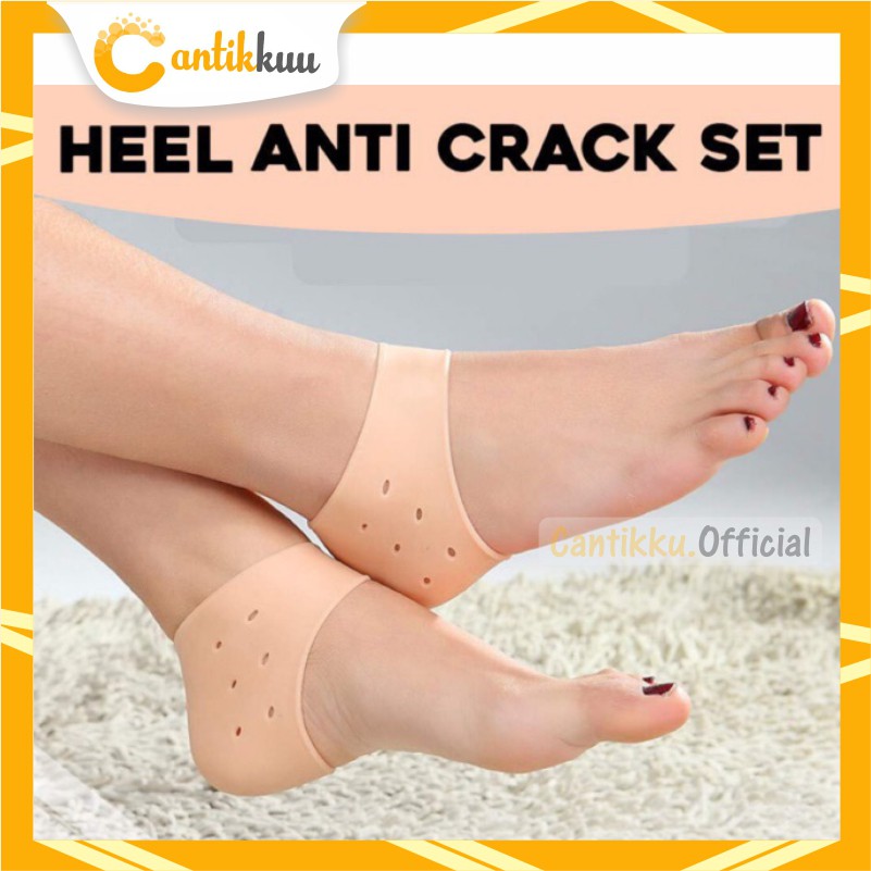 Pelindung Tumit Kaki Bantalan Tumit Belakang Anti Lecet Silikon Gel Supaya Tidak Kasar Pecah heels