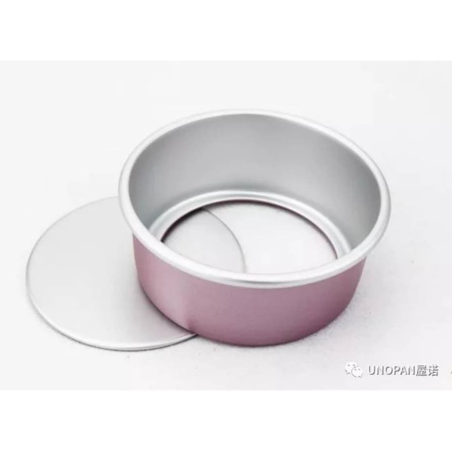 UNOPAN (Metallic Rose Series) - UN16036 - 15cm Round Cake Mould