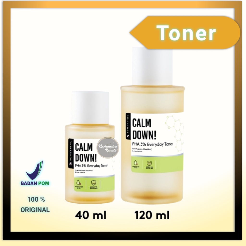 SOMETHINC Calm Down! PHA 3% Everyday Toner 40ml 120ml