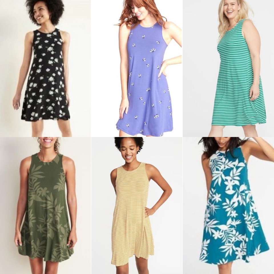 PROMO OLD NAVY SWING SLEEVELES DRES DRESS MURAH ORI