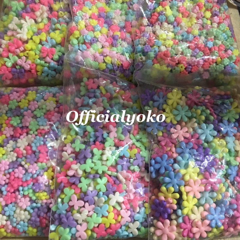 1/2 pon Aneka Manik Mote Warna Pastel (225gram)