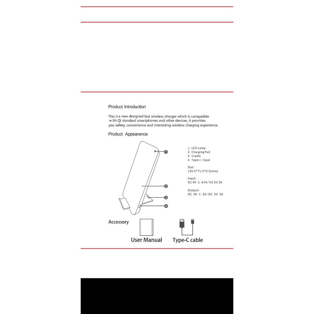 McDodo Qi Wireless Fast Charger CH-4810 Black