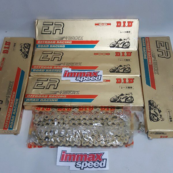 Rantai DID Japan 415 ER ERZ 146L Racing Chain 146 panjang R25 R15 415ER 415ERZ Ninja 250 250R 250fi