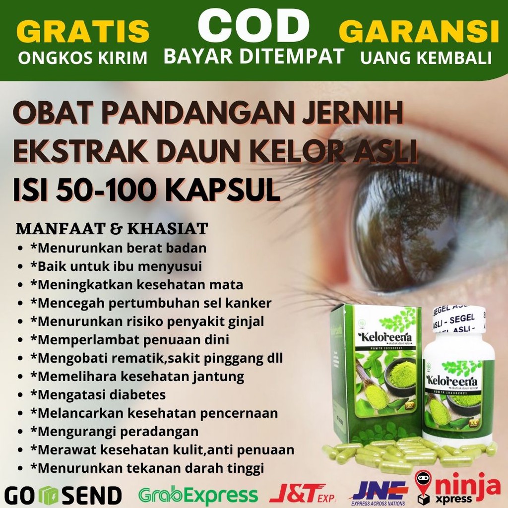 [COD] Obat Penjernih Pandangan Mata-Penjernih Penglihatan-Vitamin Mata-Mata Buram-Keloreena ASLI BPO