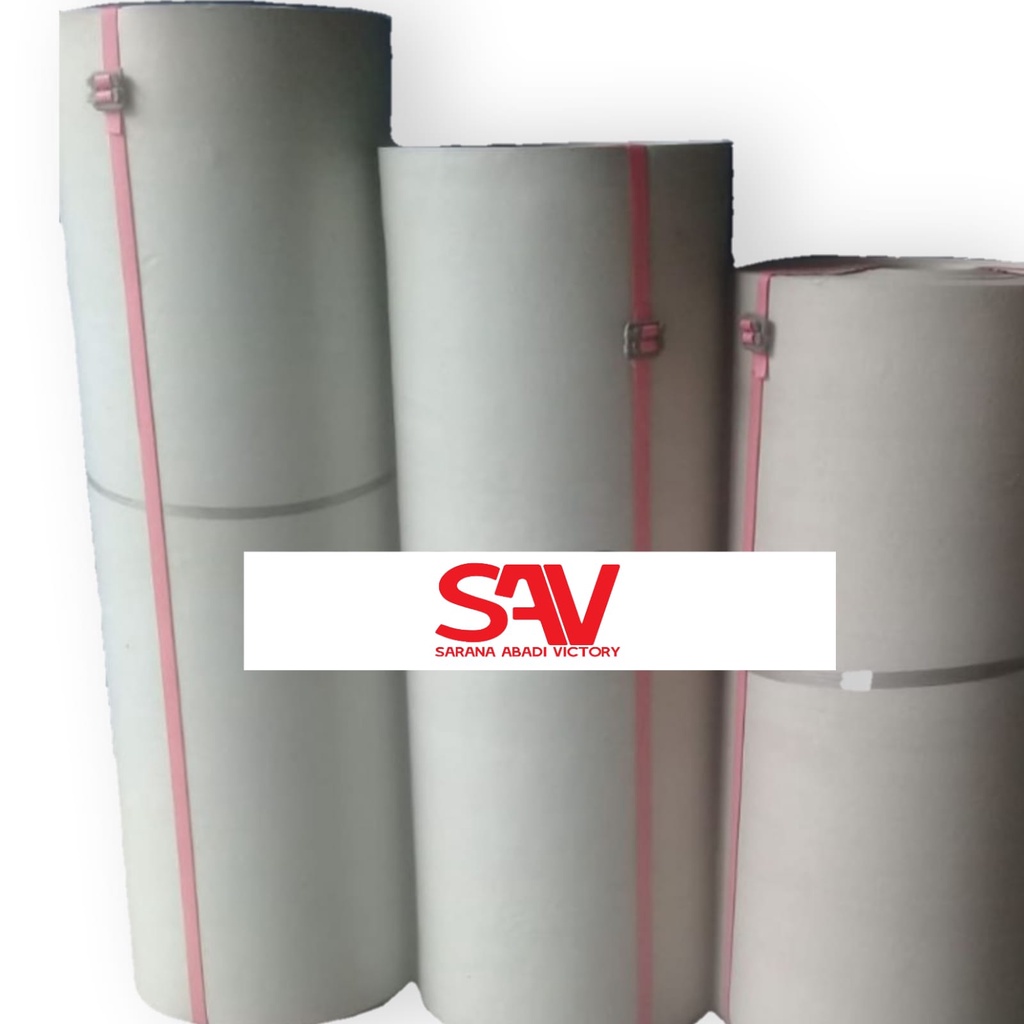 Talang karet PVC PUTIH / Talang karpet PVC putih 90cm panjang 50m